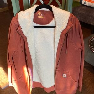 Carhartt fleece lined zip up